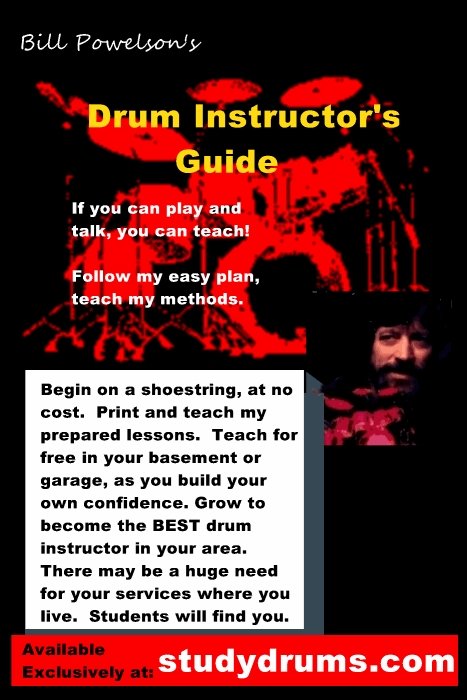 drum instructor's guide video drumset lessons